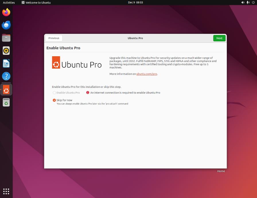 Ubuntu Desktop in DCV